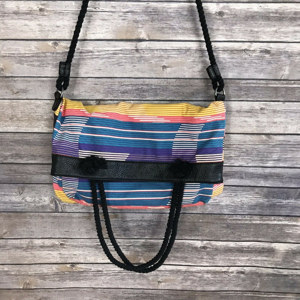 Vans Off The Wall Breakers Cream Stripe Beach Bag - Picture 7 of 8